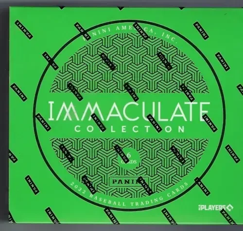 Top Quality For 2022 Panini Immaculate Baseball Hobby Box