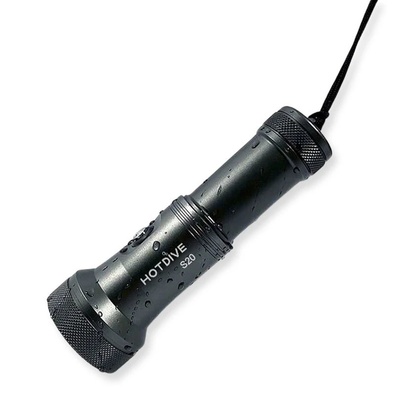 Scuba Diving Underwater waterproof 2000 Lumen Light Diving LED Flashlight Strong Light Lasting Watersport Equipment
