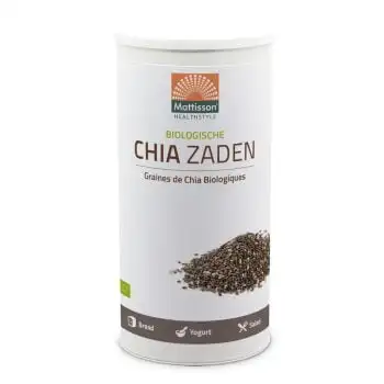 Organic White Chia Seeds Salvia Hispanica Grain Product for Human Consumption