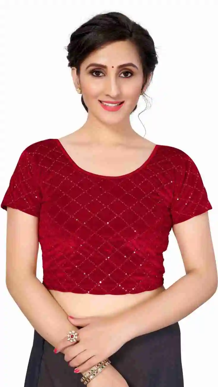 ready made blouse Western Design With Chikan Work saree blouse readymade women sexy readymade saree blouse wholesale