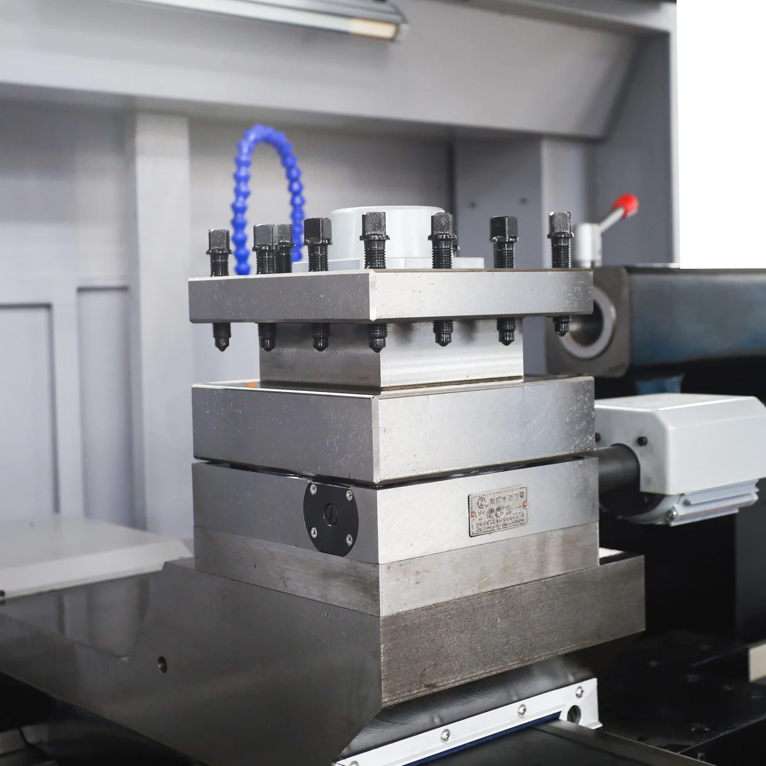 The machine through the numerical control system CK6160 Flat Bed CNC Lathe with FANUC GSK KND