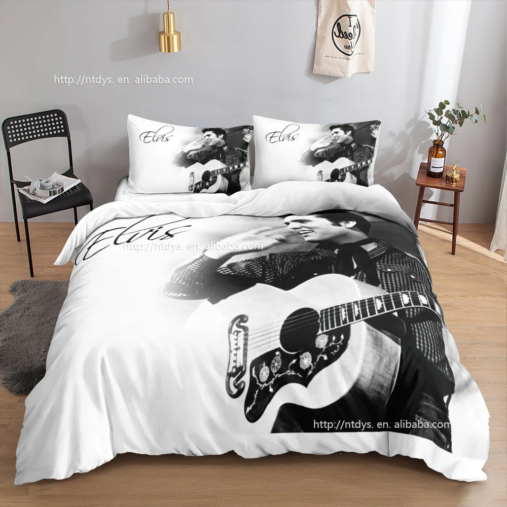 Michael Jackson 3D famous music figure design printed duvet cover brand King Bedding Set