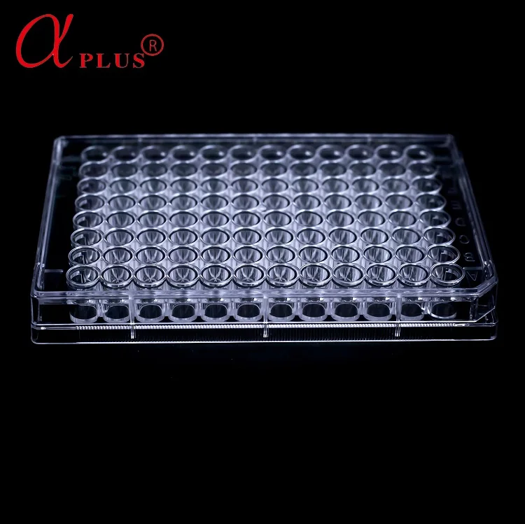 Bio Lab Supplier Wholesale 96well Clear Flat Bottom UV-Transparent Microplate for Research