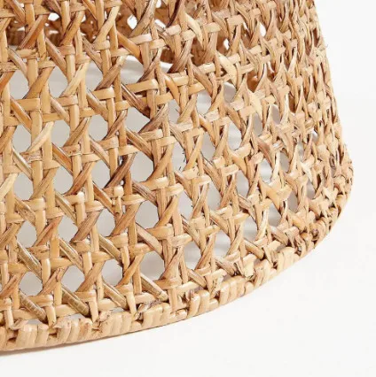 New product Woven Round Christmas Tree Collar, Hyacinth/Rattan/Seagrass Christmas Tree Ring, Xmas Tree Skirt 2024