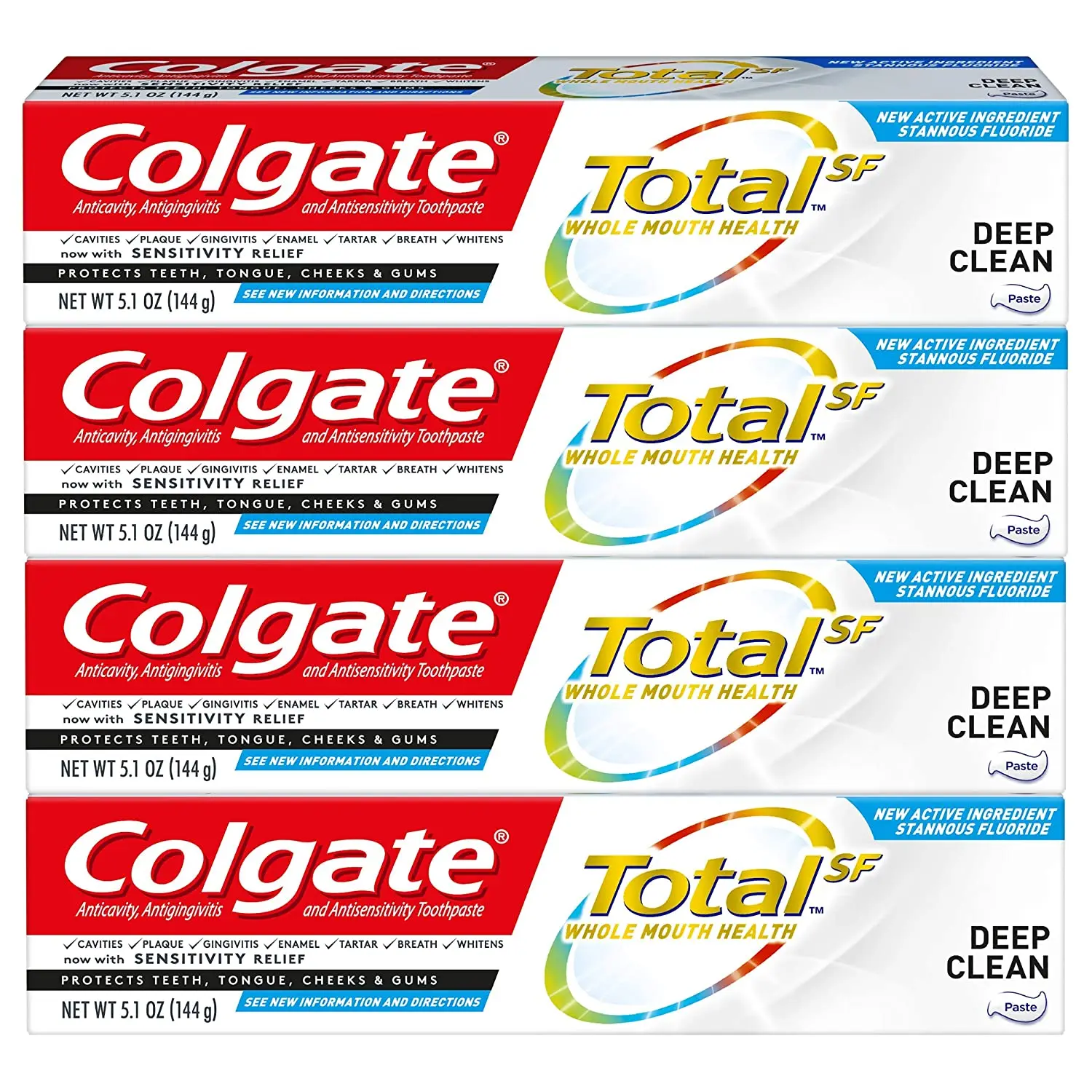 Полная зубная паста Colgate Глубокая очистка-5 1 унций (4 шт. в