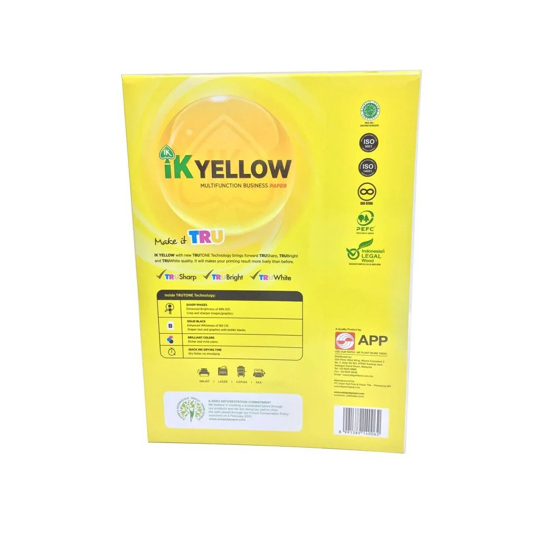 Paper One A4 Copy Paper / IK Yellow A4 Copy Paper / GoldPaperline A4 Copy paper