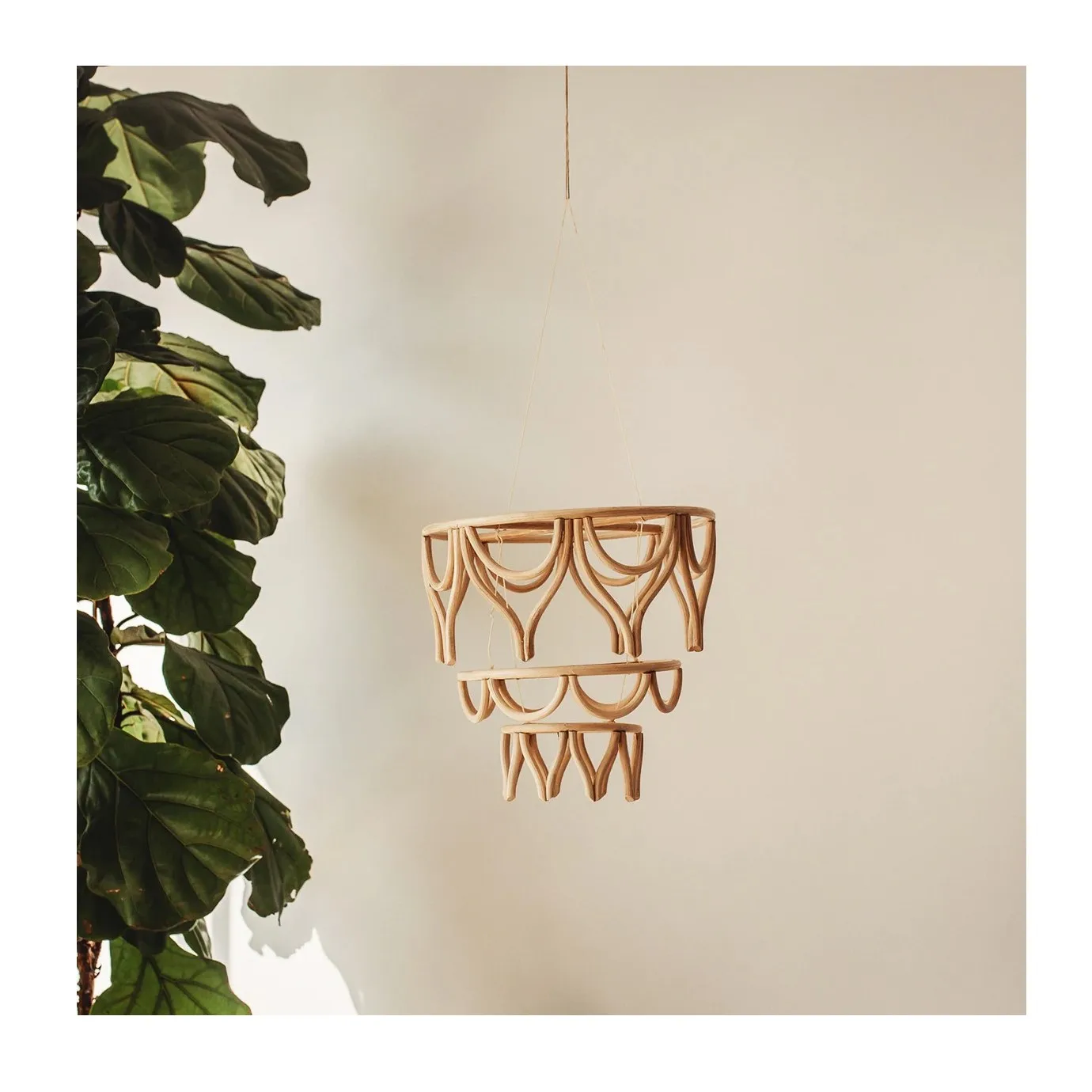 Мобиль для новорожденных подвесная кроватка из натурального ротанга мобиль младенцев