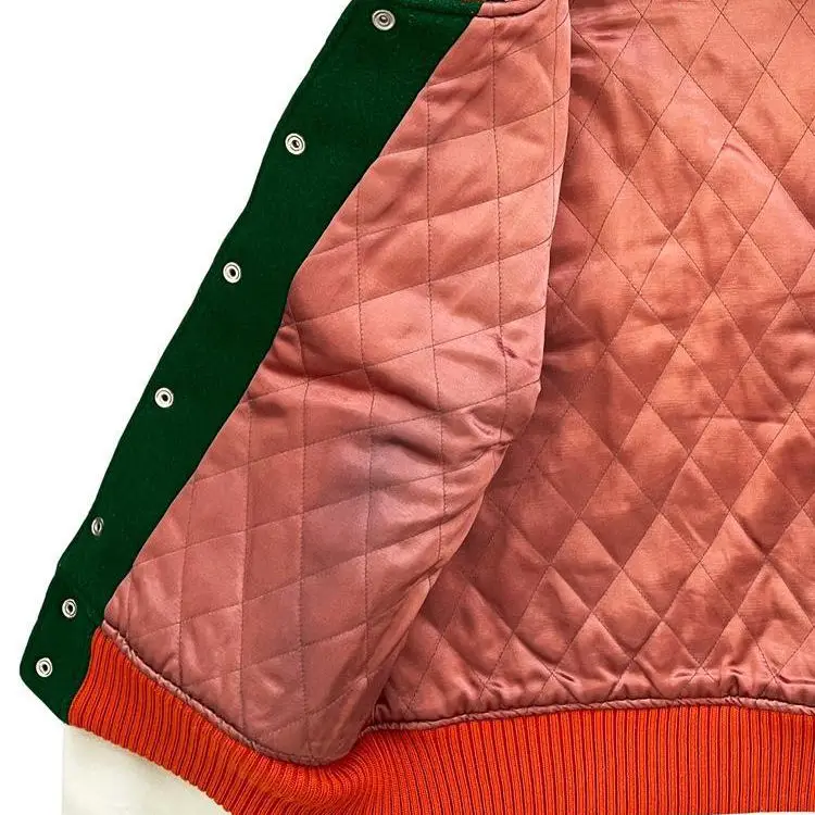 high quality mens letterman jackets wholesale custom printed embroidery baseball varsity jacket