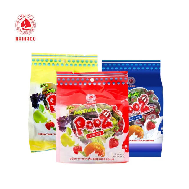 ODM OEM NATURAL FRUIT GUMMY JELLY CANDY WITH YOGURT POWDER WHOLESALE CHEAPEST PRICE