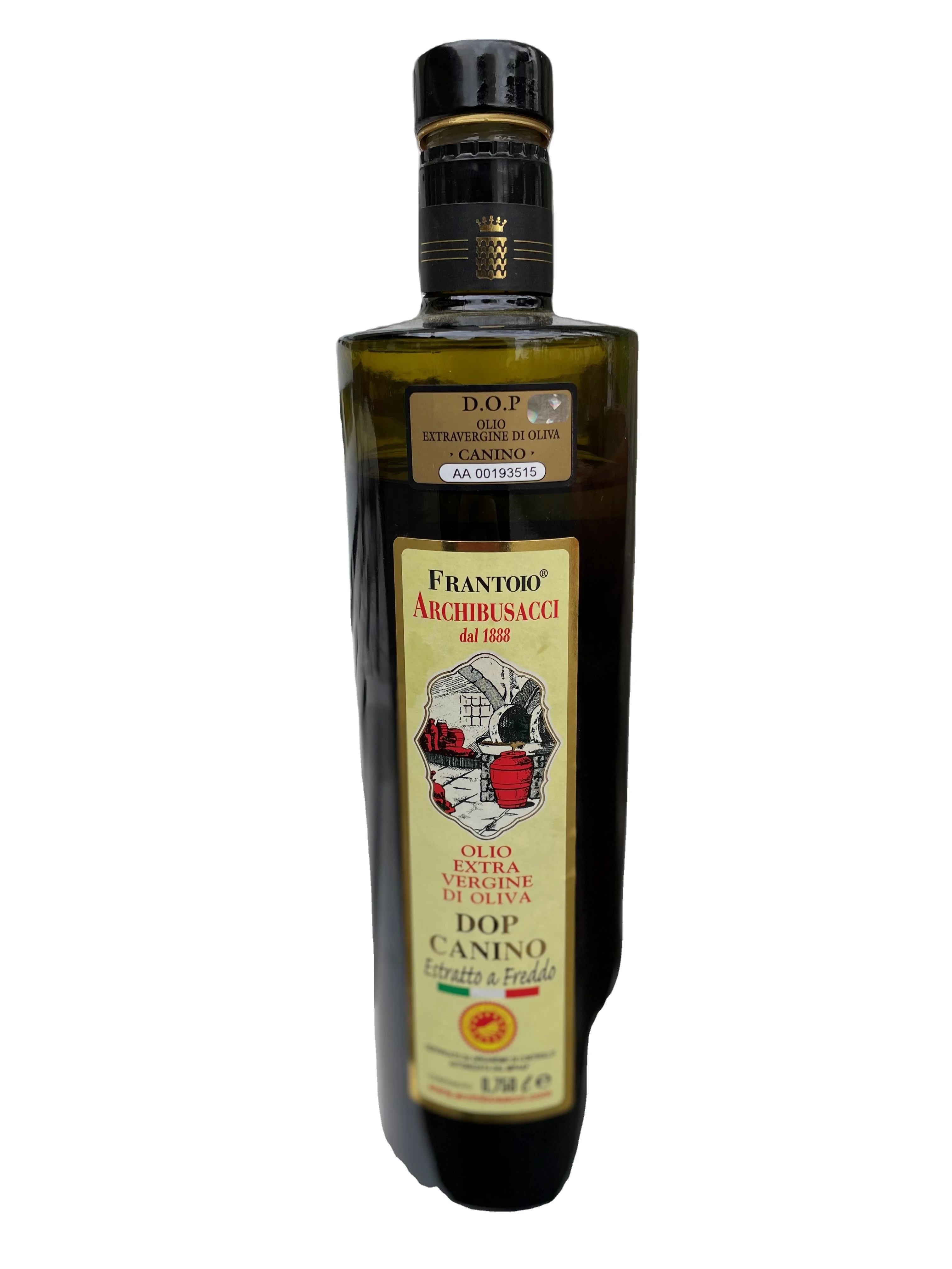 Superior Extra Virgin Olive Oil 100 % Italian Cold Pressed D.O.P. Canino Lt. 5 Can Gran Cru