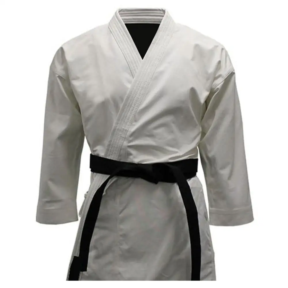 High quality 100% cotton jujitsu gi New Unisex Karate Suits 750g white/blue judo suit
