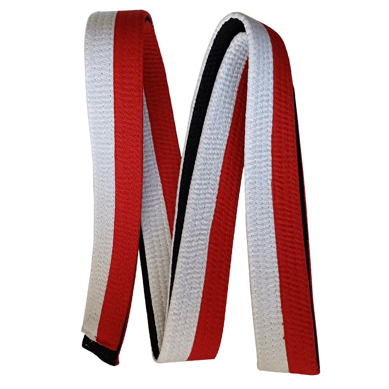 Wholesale High Quality Realsin MMA Custom Martial Arts Belts Karate Taekwondo Belts Color Belt