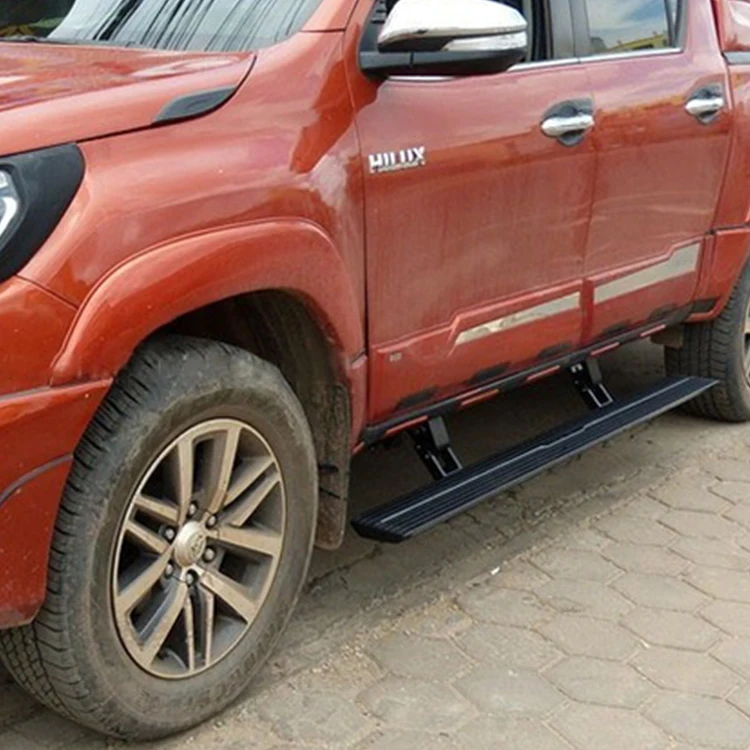 Автомобильные аксессуары боковой шаг автоматический Электрический для 2015-2019 Toyota Hilux 2020-2022 Грузовик Боковые ступени