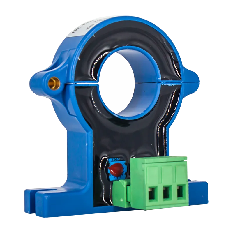 Factory direct sale 4 20ma dc hall current transmitter industrial current sensor 0-500A current sensor 0-10v