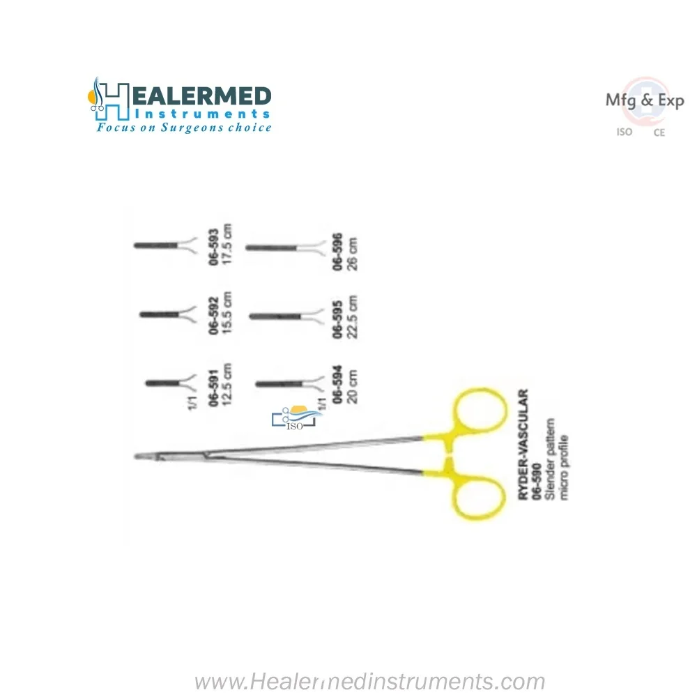 RYDER-VASCULAR NEEDLE HOLDERS T.C.22.5 cm