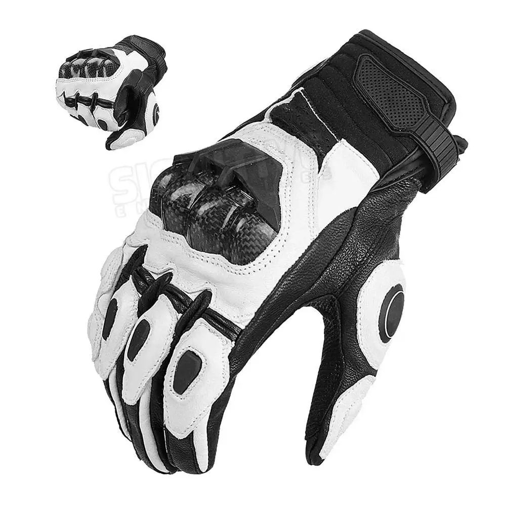 Wholesale Customized Design Motor Bike High Quality Sports Gloves Motorbike Racing Long Leather Gloves