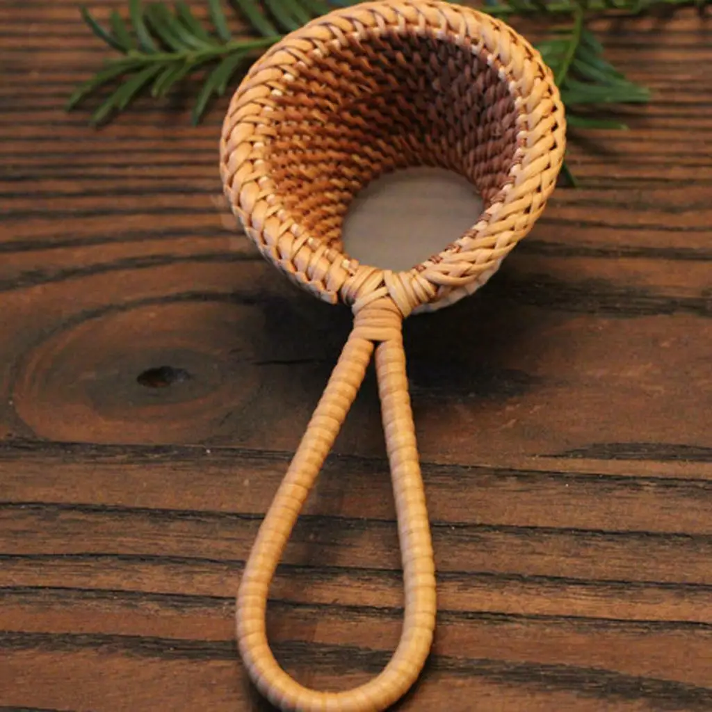 Бамбуковая кофейная заварка из натурального бамбука с коричневым оттенком идеально подходит для стильного приготовления эспрессо и