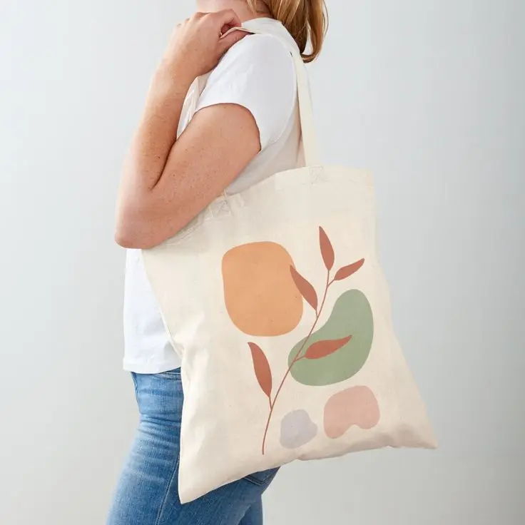OEM Service 100% Cotton Canvas Tote Bag reusable eco friendly cotton With Custom Logo Print High Quality Wholesales Price