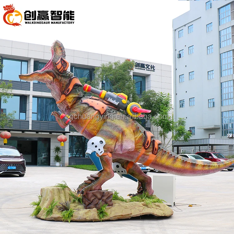6m Realistic Dinosaur Armor Life Like Animatronic Tyrannosaurus Rex Full Size Jurassic World