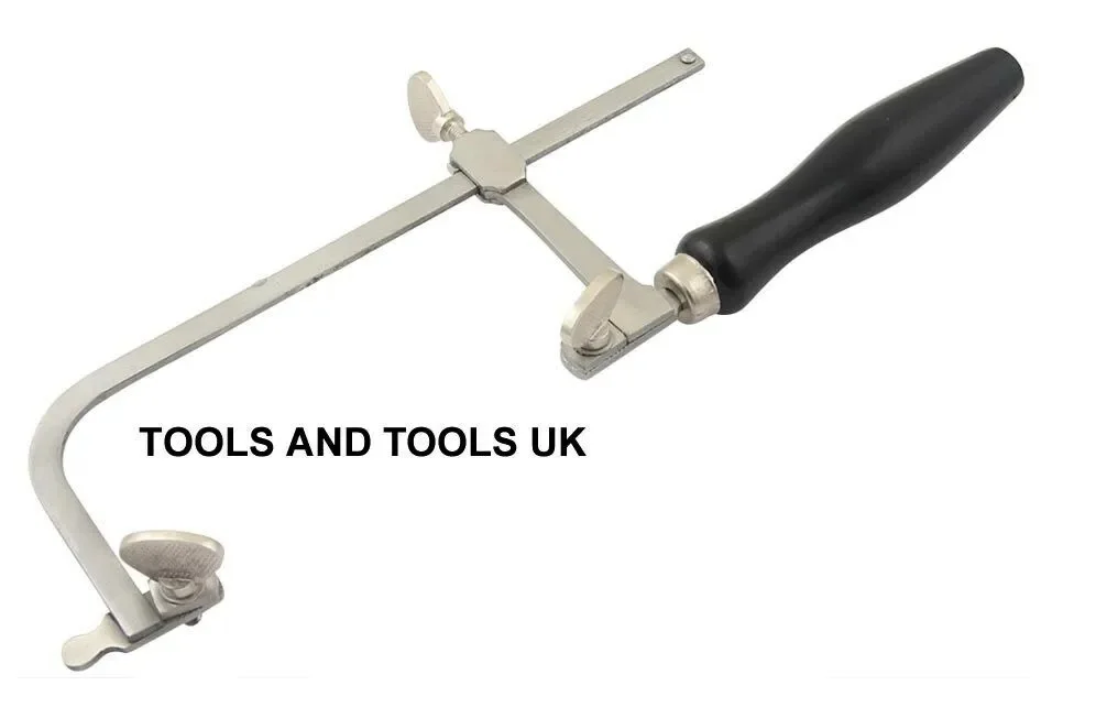 JEWELRY PIERCING SAW with Blades FRAME JEWELERS HAND TOOL ADJUSTABLE 6 SIZES WITH BLADES