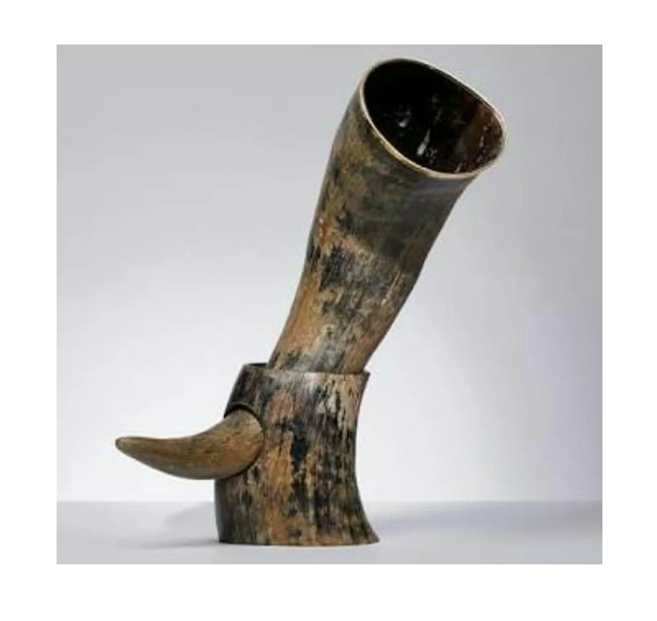 Best Quality Of Viking Drinking Horn Food Safe Genuine Ox Horn Viking Drinking Horn With Stand