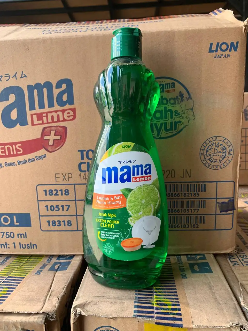 Kitchenware Dishes Plate and Glass Cleaning Soap Lime Natural Ingredients Mama Dishwashing Liquid