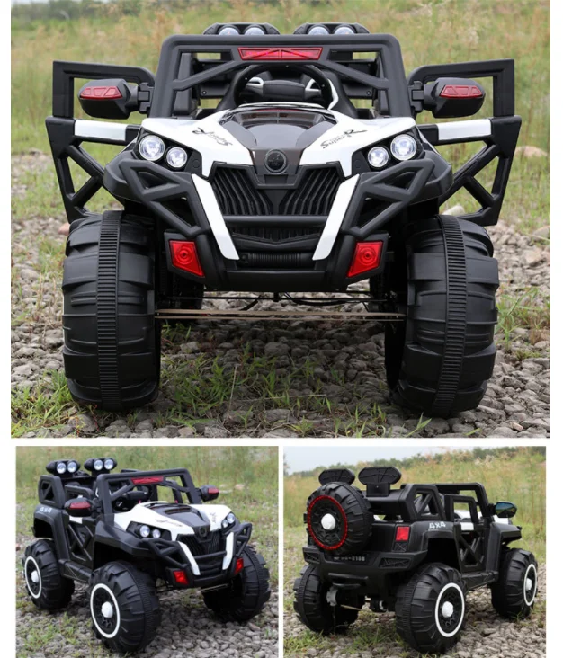 Cheap kids ride on beach buggy/electric ride on car 4 wheels motors car/gift car kids slide car with music lights electric car