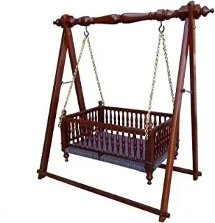 Best Selling Baby Swing with Top Grade Wooden Made and Heavy Duty Baby Swing For Indoor Uses By Indian Exporters