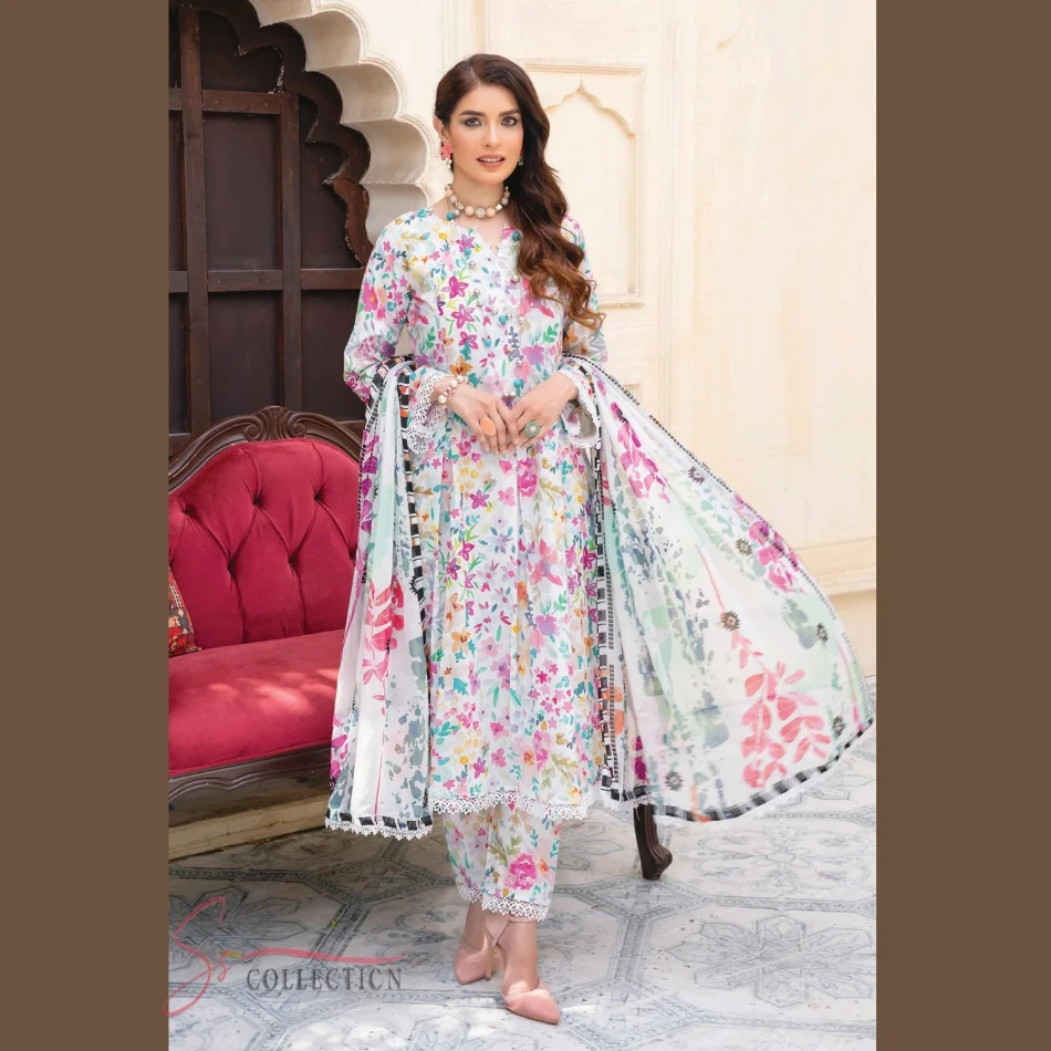 2024 Gulaal By Aalaya Vol 4 Luxury 3 Pc Dress Women Salwar Kameez Dupatta Ssumaira Collection Pakistani & Indian Suits