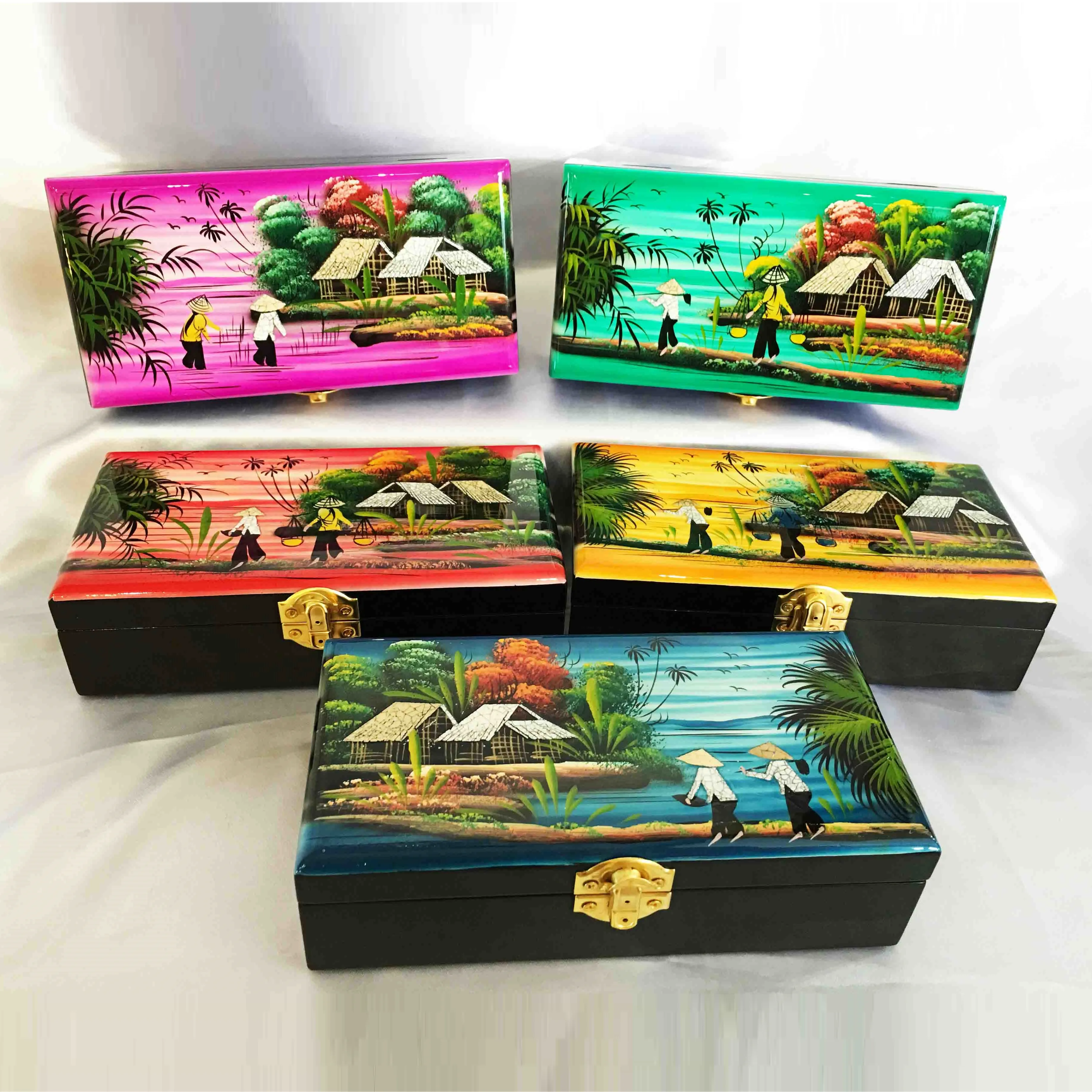Jewelry Custom Box With Unique Design Packaging Boxes Jewelry Boxes Made In Vietnam OEM Acceptable