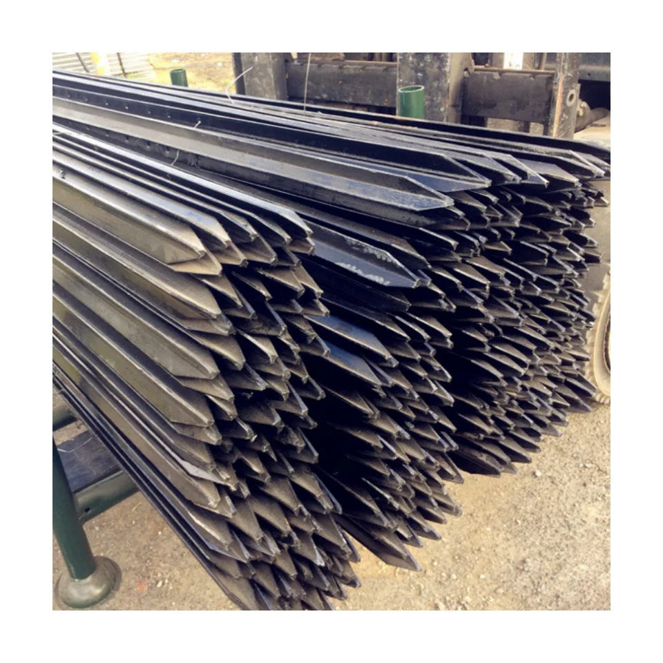 Wholesale t farm fence post used galvanized 6 ft 8ft metal t fence post