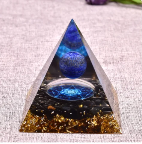WHOLESALE ORGONITE PYRAMID | LAPIS LAZULI ORGONITE PYRAMID | WHOLESALE ORGONE ENERGY PRODUCTS