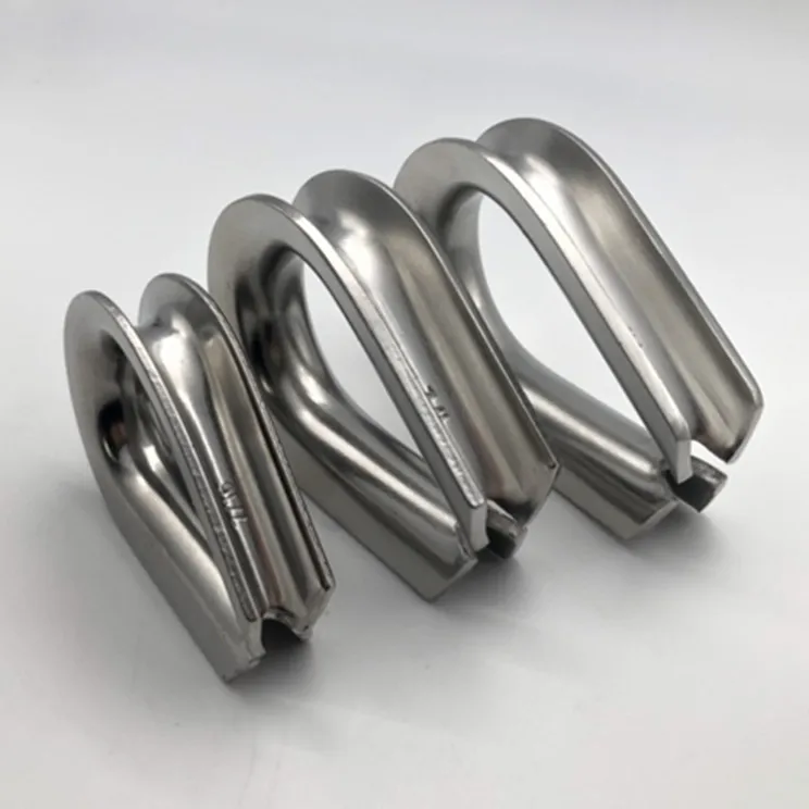 Factory G414 Wire Rope Thimble AISI304/316 Stainless Steel Thimble for Rope 1/8~3/2