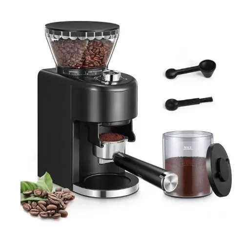 FACTORY PRICE Coffee Grinder Stainless Steel Flat Burr Coffee Grinders with Touching Screen Coffee Bean Grinding Machine