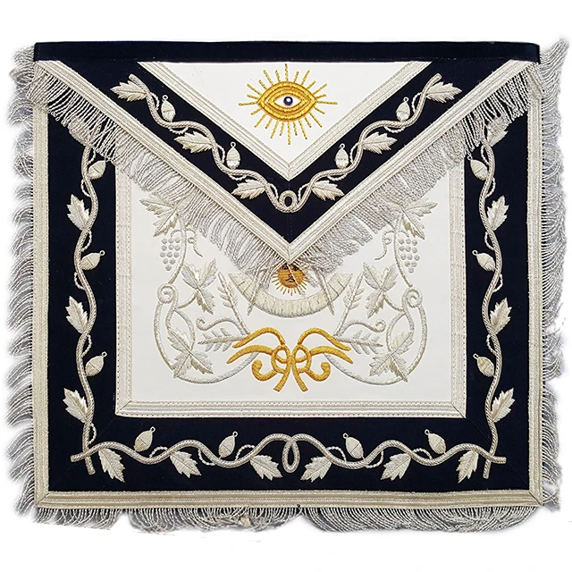Masonic Regalia Фартук Воротник жесткий чехол на заказ короткий Мягкие кожаные металлические замки MDF 5 мм пластиковые пряжки эластичные ремни