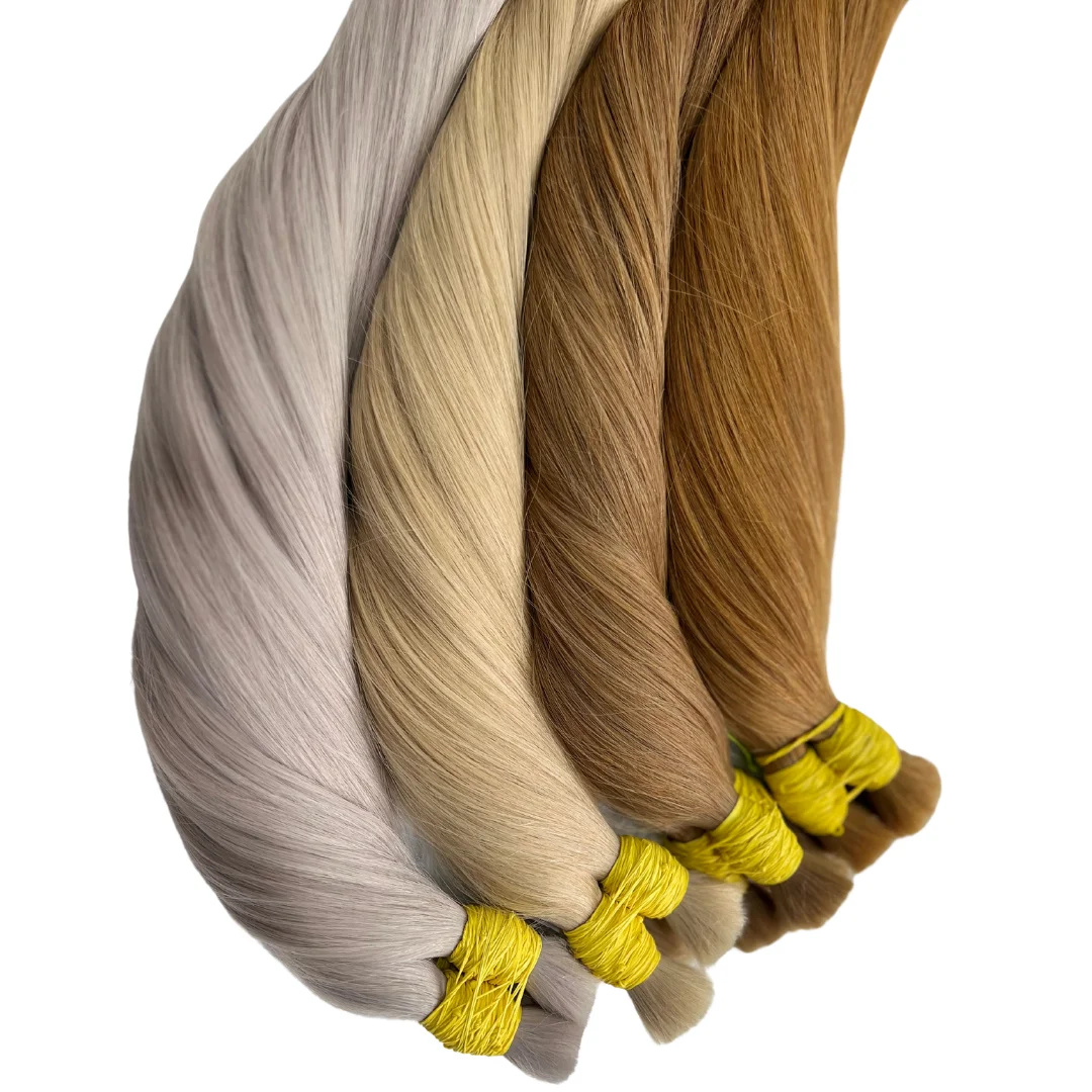 Factory High Quality 12inch to 30inch Wholesale Price Virgin Hair Bulk Hair Color Hair  Sell To Russia,Ukraine,Belarus,Slovakia.