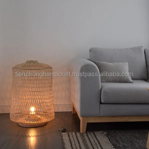 Bamboo Bedside Lamp 28cm For Bedroom Decorative Table Tamp Floor Lamp Desk Decoration Home Decoration