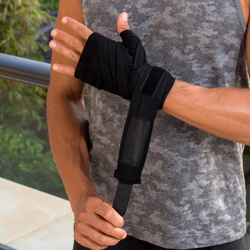 Manufacturing 100% Top High Quality Solid Color Hand Wraps / Best Wholesale Price Customized Logo Hand Wraps