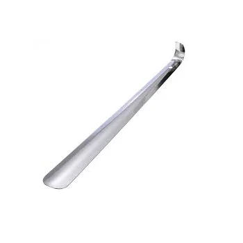 Handmade Hotel Supplies Promotion Convenient Shoehorn Extra Long Handle Steel Metal Shoe Horn Customized Logo Shoe Horn