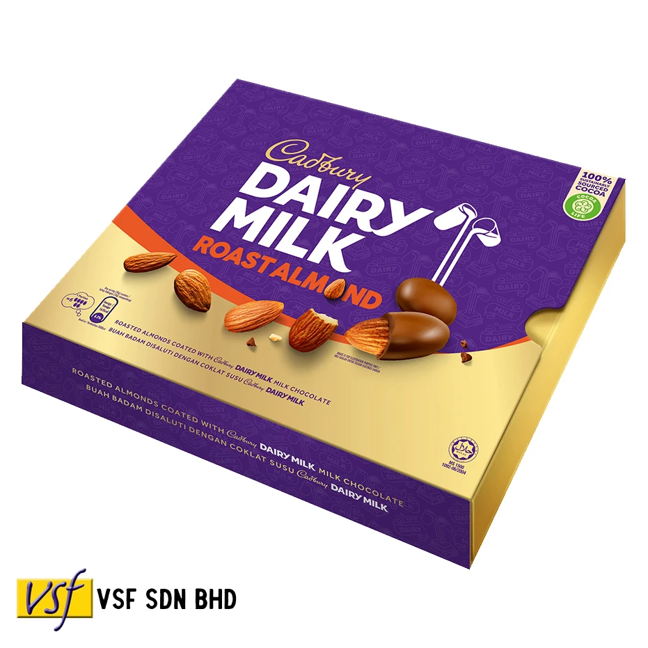 Cadbur y Dairy Milk Panned Box Roast Almond 180g x 6 x 2