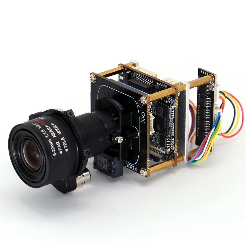 50fps 5MP Starvis IMX335 Hi3516AV300 6-22mm Motorized Zoom Lens Network Camera Module OpenIPC Auto Focus CCTV IP Security Camera