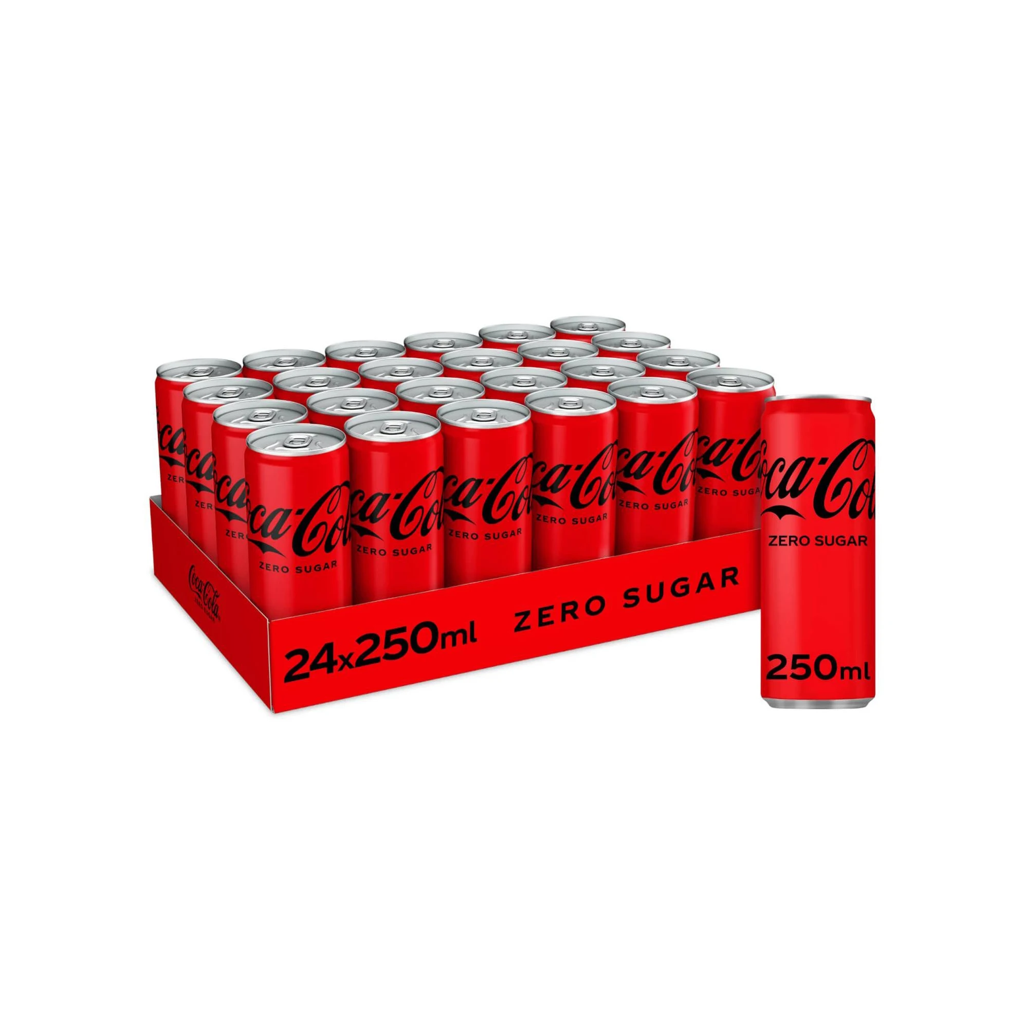 Coca Cola Zero No Sugar Can 330ml x 24 Can Carton Pack Coca-cola Coke Soft Drink
