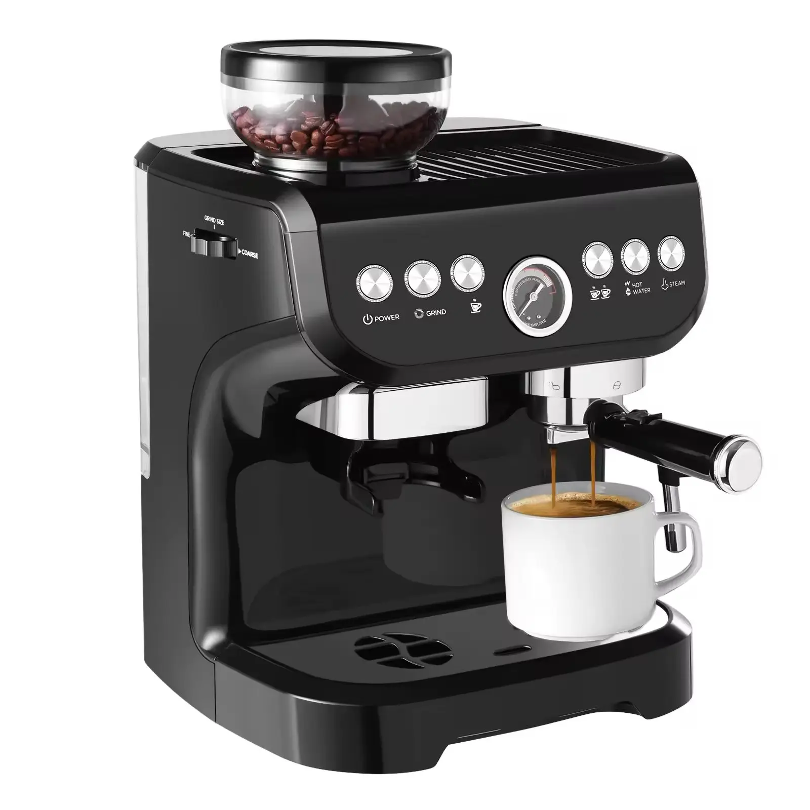 Good Quality Touch Screen 20 Bar Espresso Coffee Maker Machine Automatic Professional 1.6l Water Tank