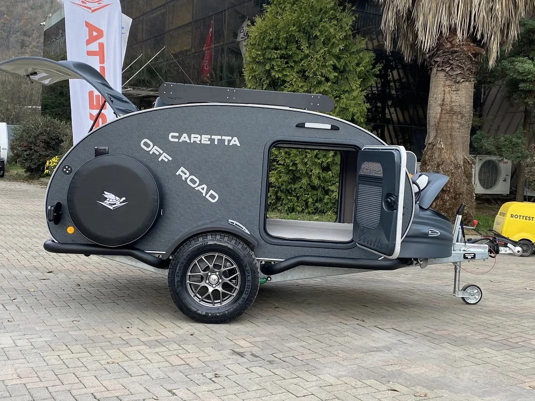Caretta offroad 4x4 high chaisis all road galvanized quality trailers amazing caravans caretta series from Turkey