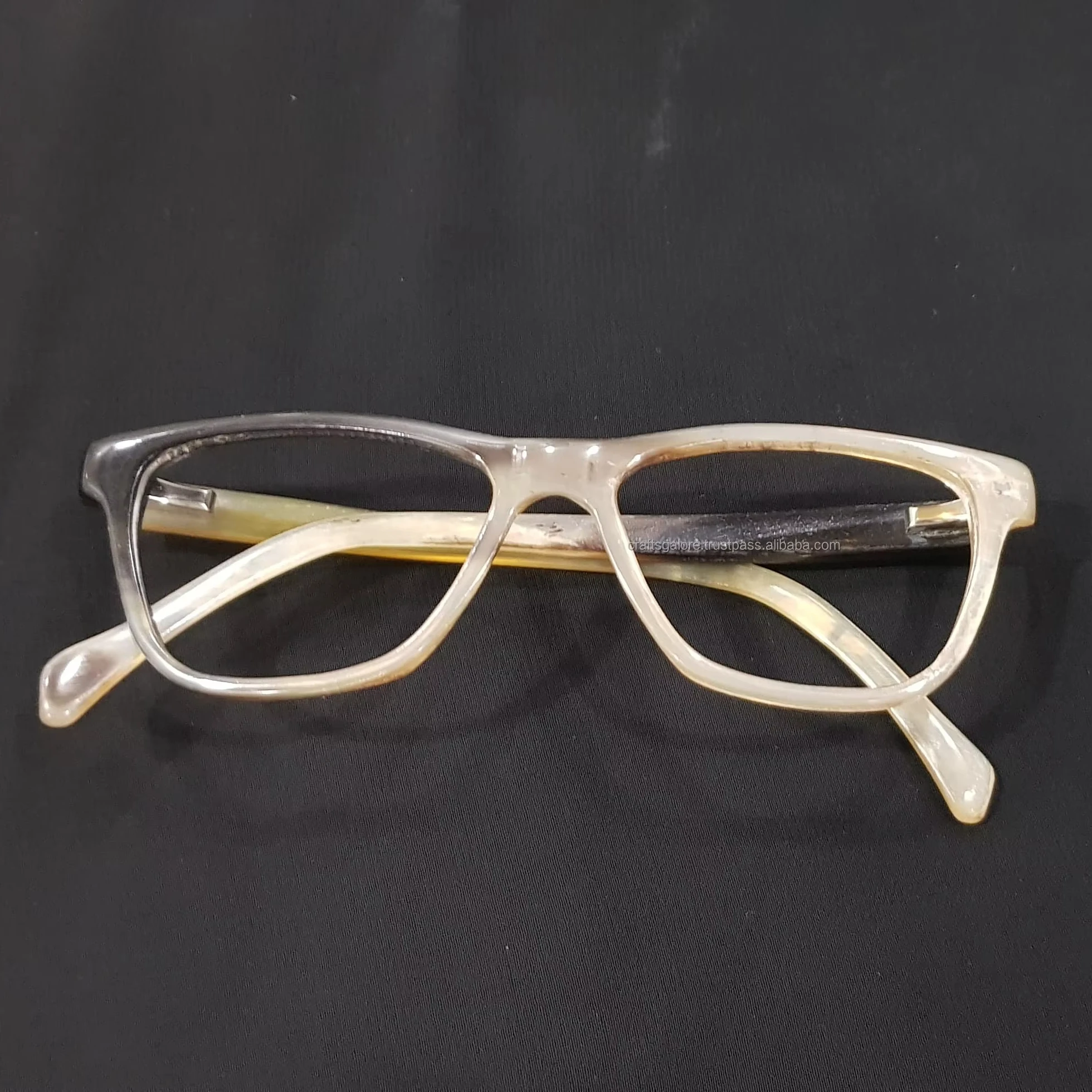 Unisex Luxury Diamond face shape type Animal Horn Eyeglass Frames from India wholesale eyeglasses frame in bulk