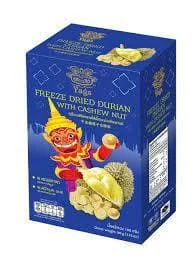 Yags Freeze Dried Durian with Cashew nut  80g,