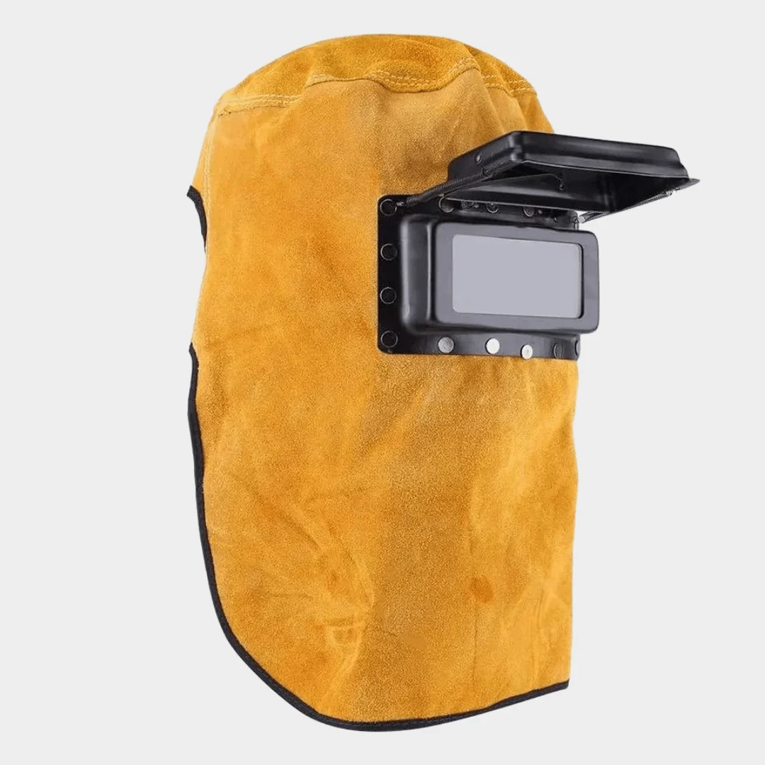 Auto-On/Off Full Coverage Heat Resistant Welder Mask with Powered Air Purifying Feature Face Shield Type