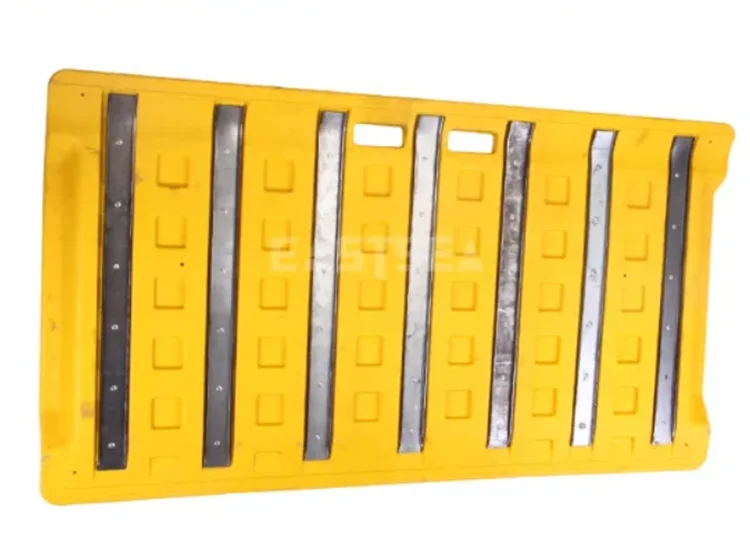 Portable Delivery Heavy Capacity Poly Wheelchair Ramp PVC HDPE Threshold Kerb Ramp Curb Ramp