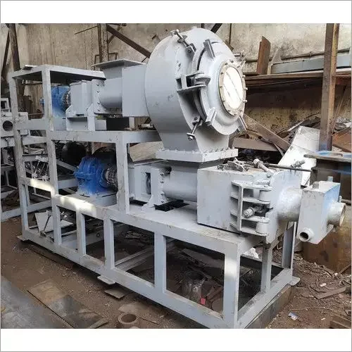 Mild Steel Made Twin Worm Vacuum Duplex Soap Plodder For Sale For Bulk Supply from indian manufacture