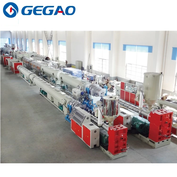 Gas Natural Pipe HDPE PP PPR Smooth Rigid Corrugated Flexible Soft Hose Water Pipe Single/Single Screw Extruder/Extrusion/Making